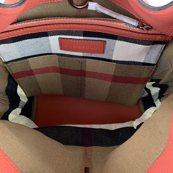 New Burberry Brit Grainy Ashby Check Tote Bag - Picture 7 of 7